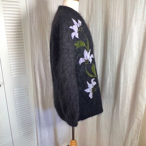 Vintage | Women’s | Coats | M | Embroidered Oversized Wool Coat - Picture 6 of 6